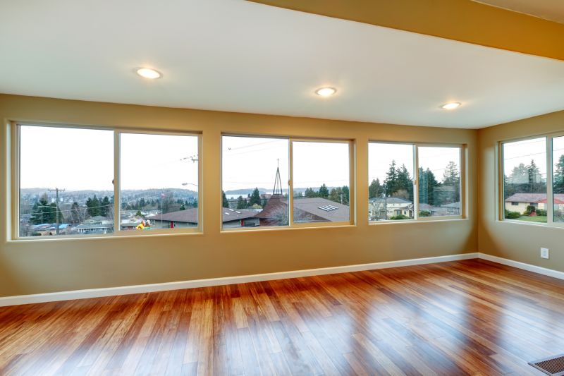 Large Picture Windows in a Living Area
